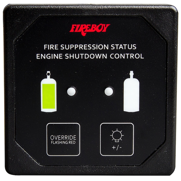Deluxe Helm Display w/Membrane Switch, Remote Horn & LEDs f/Eng